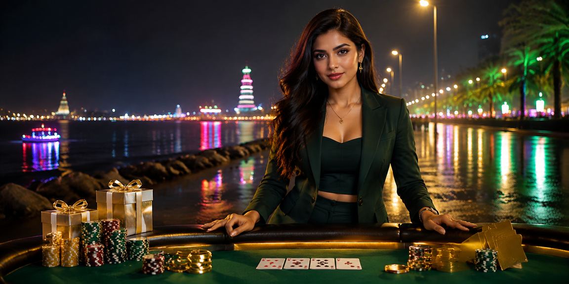 A scene of playing Rummy on mobile under neon lights in Chattogram