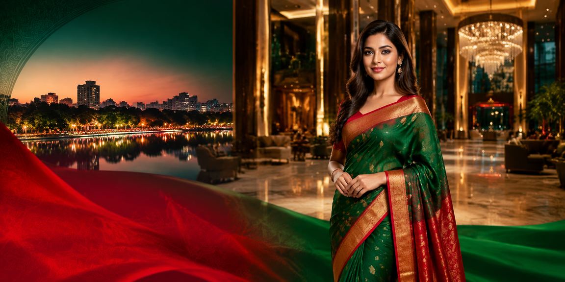 Deposit methods and red-green brand theme in Dhaka
